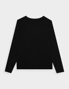 4F Bluza dama - Bumbac - Oversize - Negru