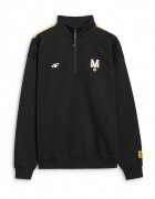 4F Bluza Unisex Drift Masters - Guler cu Fermuar - Negru - Marime