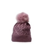 4F Caciula bordo - material sintetic