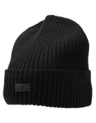 4F Caciula - material acril/poliester - culoare negru - marime M