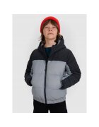 4F Geaca sport baieti - poliester - gri/negru