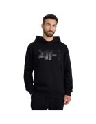 4F Hanorac barbati - negru - fara fermoar - stil de viata