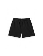 4F Pantaloni de trening pentru fete - negri - croiala oversize - bumbac