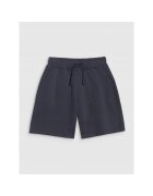 4F Pantaloni sport copii - bleumarin - croiala supradimensionata - material bumbac