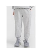 4F Pantaloni sport copii - jogger - gri - bumbac - pentru baieti