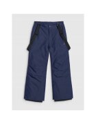 4F Pantaloni sport copii - schi - bleumarin - poliester