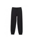 4F Pantaloni sport pentru baieti - negru - croiala oversize - material bumbac