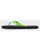 4F Slapi barbati verde - curele de cauciuc - talpa moale