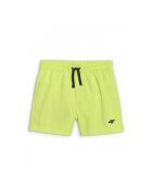 4F Sort de plaja baieti verde - material elastic - uscare rapida - Verde