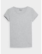 4F Tricou dama - 302882298 - Bumbac - Gri