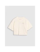 4F Tricou fete JWSS25TTSHF1868-11S - - Bumbac - Alb