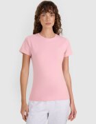 4F Tricou Roz Pal Slim Casual - Roz