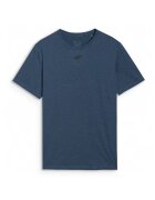 4F Tricou Sport Barbati - Ajustare Regulata - Material Durabil - Protectie Multi Active - Denim - Denim