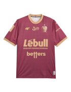 4F Tricou sport barbati bumbac - portocaliu/visiniu