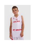 4F Tricou sport copii - baschet - alb - poliester -