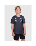 4F Tricou sport copii - echipa nationala de volei Polonia - uscare rapida - negru - poliester