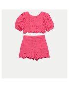 Abel&Lula Compleu fete - bumbac - fucsia