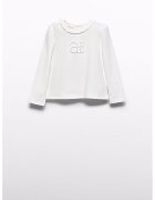 Abel&Lula Bluza cu logo - Alb murdar