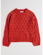 Abel&Lula Pulover cu maneci raglan - Caramiziu