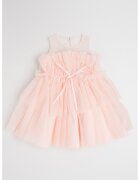 Abel&Lula Rochie din tul cu volane - Roz pastel
