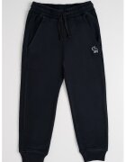 Abercrombie  Fitch Pantaloni de trening cu talie elastica si ajustabila - Negru