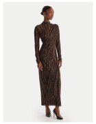 Access fashion Rochie de cocktail maro - fabrica usoara