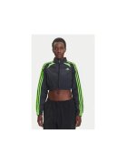 adidas Bluza de trening scurta din amestec de poliamida cu fermoar si logo