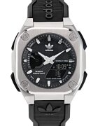 adidas Ceas barbatesc CITY TECH ONE - inox - quartz - 10 ATM - argintiu/negru