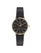 adidas Ceas dama inox - curea silicon - negru - auriu