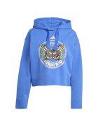 adidas Hanorac Farm Hoodie Femei - Albastru