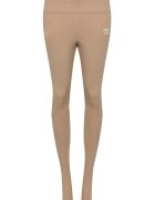 adidas Leggings Dama - Magbei Beimag Hm1818 - Bej - 93% Bumbac - 7% Elastan - Slim Fit - Destinate Pentru Fitness - Yoga - Jogging - Pilates - Bej