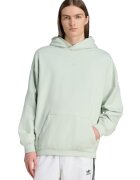 adidas Originals Hanorac din bumbac cu logo brodat - Verde pal