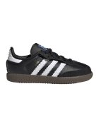 adidas Originals Pantofi sport cu straturi multiple din piele intoarsa Samba - Negru/Alb optic