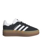 adidas Originals Pantofi sport din piele intoarsa Gazelle Bold - Alb/Negru