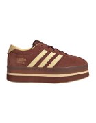 adidas Originals Pantofi sport Gazelle Stack flatform din piele intoarsa - Maro cognac/Galben