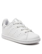 adidas Pantofi sport copii - Stan Smith El I - piele ecologica - alb/gri/silver