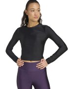 adidas Performance Bluza crop pentru fitness - Negru