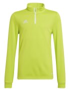 adidas Performance Bluza cu fermoar scurt - pentru fotbal Entrada 22 - Galben deschis