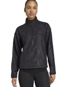 adidas Performance Bluza cu fermoar scurt si model pentru fitness - Negru