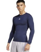 adidas Performance Bluza slim fit pentru fitness - Alb/Bleumarin