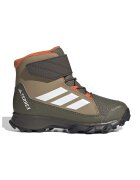 adidas Performance Ghete impermeabile Terrex cu inchidere velcro pentru zapada - Alb/Verde masliniu
