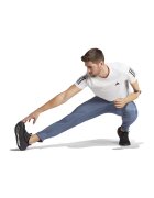 adidas Performance Pantaloni cu detalii reflectorizante - pentru alergare - Alb/Albastru prafuit
