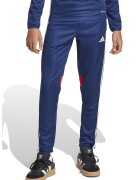 adidas Performance Pantaloni cu slituri laterale - pentru fotbal Tiro 25 - Rosu/Alb/Bleumarin