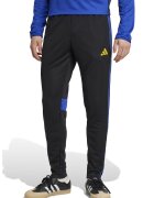 adidas Performance Pantaloni pentru fotbal cu slituri laterale - Negru/Albastru royal