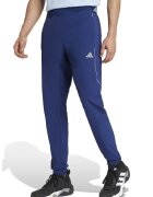 adidas Performance Pantaloni slim fit pentru fitness Tech - Alb/Albastru royal