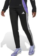 adidas Performance Pantaloni slim fit pentru fotbal TIRO24 - Alb/Negru/Lila