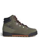 adidas Performance Pantofi cu segmente de piele intoarsa pentru drumetii Terrex Snowpitch - Negru/Kaki