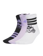 adidas Performance Set de sosete cu model - 3 perechi - Negru/Lila/Alb murdar