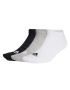 adidas Performance Set de sosete pana la glezna - unisex - 3 perechi - Alb/Negru/Gri