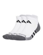 adidas Performance Set de sosete unisex - pentru fitness - 3 perechi - Negru stins/Alb optic